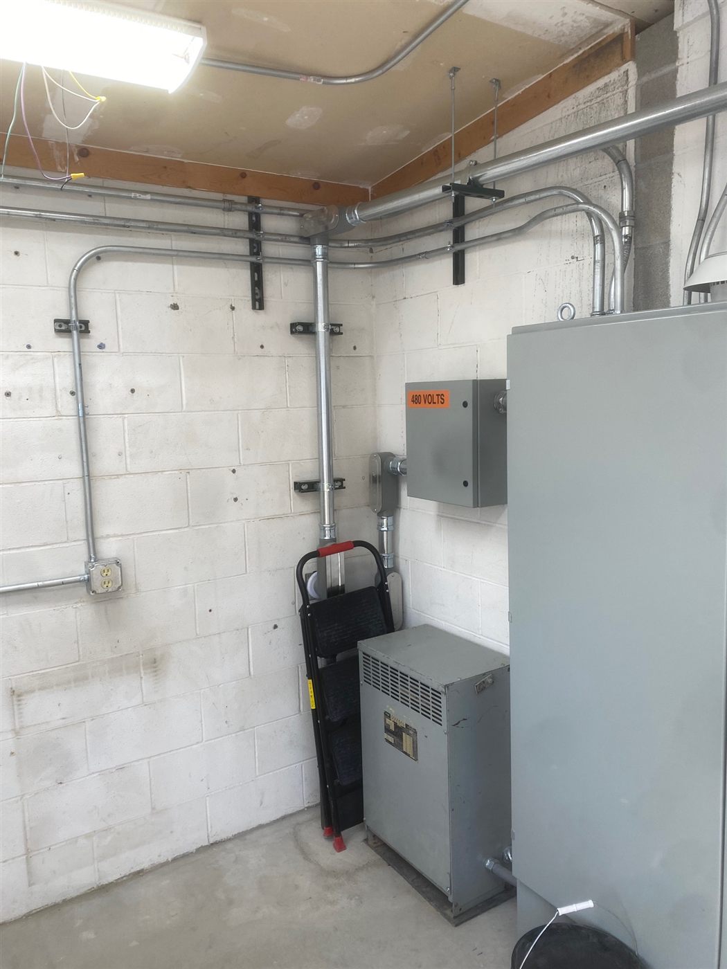 New conduit runs